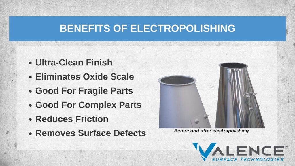  Benefits of electropolishing