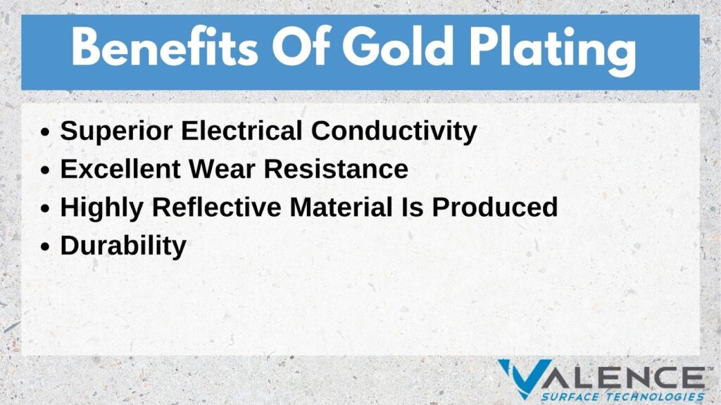 Benefits of Gold Plating
