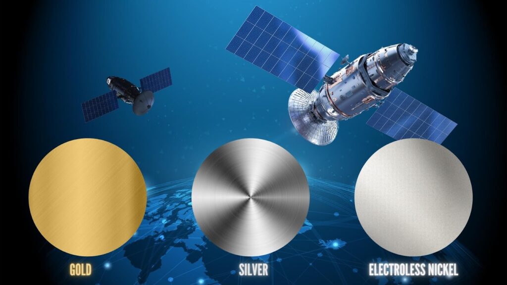 Some finishes use for parts of space and satellite industries